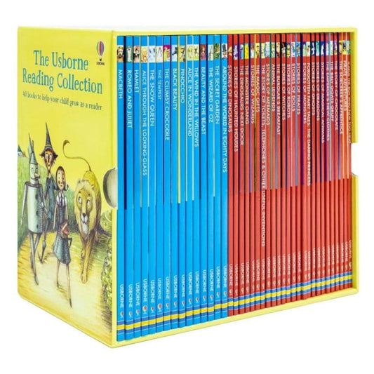 Usborne Reading Collection 40 Books Box Set (Usborne Young Reading Series 1 & 2)